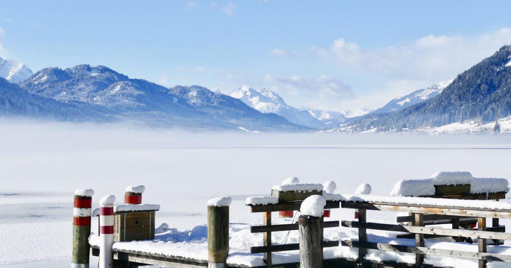 weißensee im winter