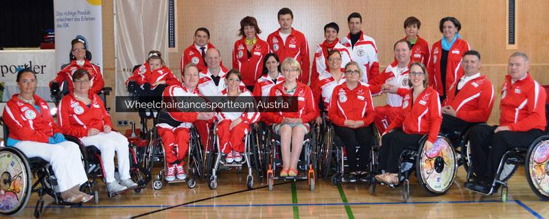 Wheelchairdancesportteam Austria 2015